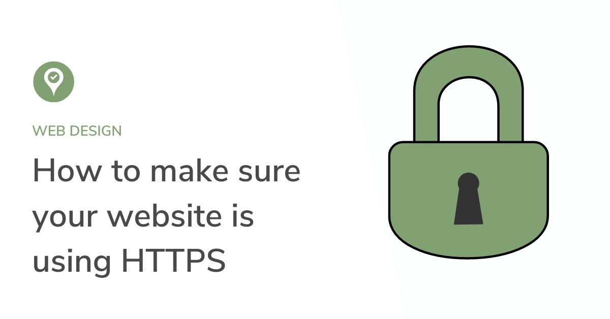 Graphic with a green lock.