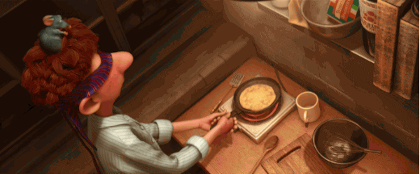 10 Compelling Reasons To Have a Small Business Blog GIF from the animated movie Ratatouille showing that anyone can have a small business blog.