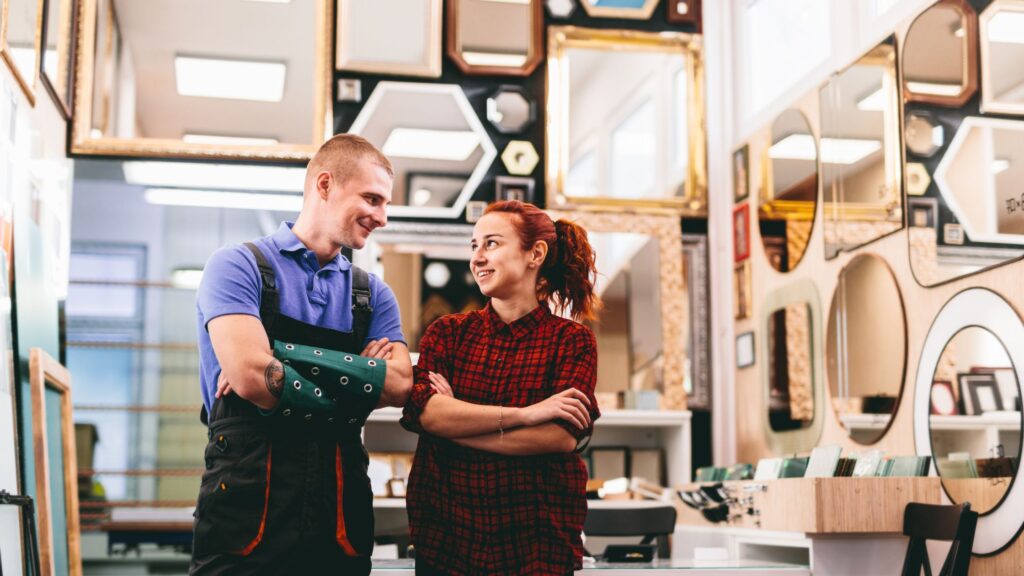 Local Marketing Strategy: 6 Keys to Grow Revenue 📍 Photo of a married couple inside their retail local business.