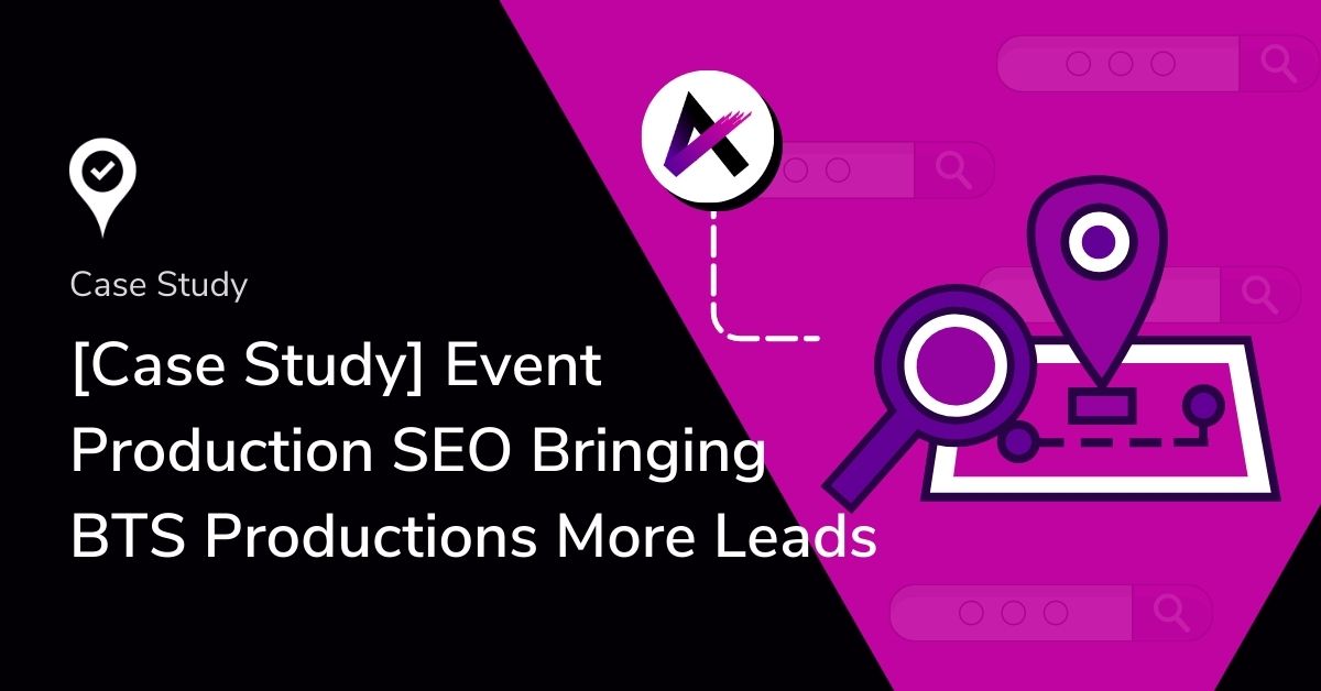 Graphic for event production seo for BTS prod.