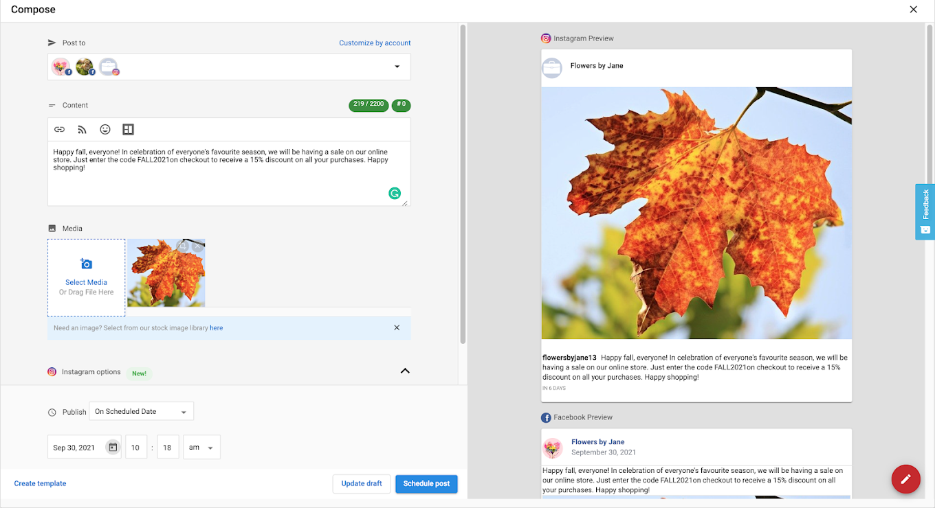 Social Marketing Posts