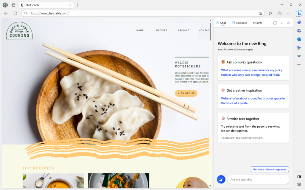 How to Rank on Bing Search Engine Screenshot of the new Bing interface.